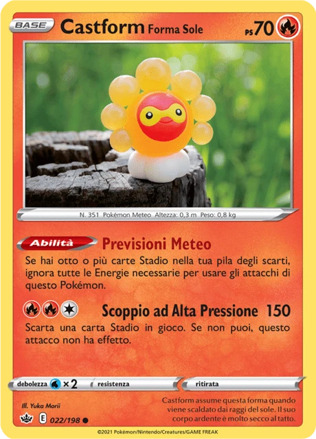 Castform Forma Sole
