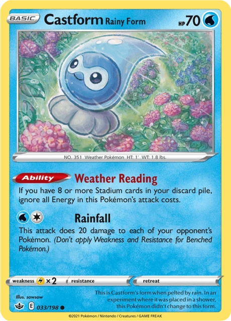Castform Rainy Form
