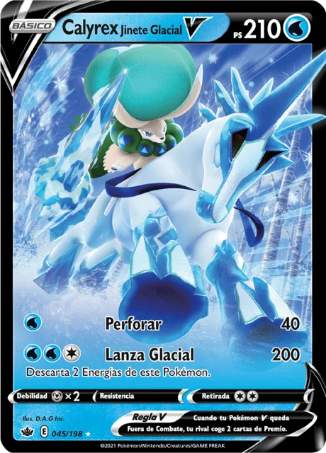 Calyrex Jinete Glacial V – Holo