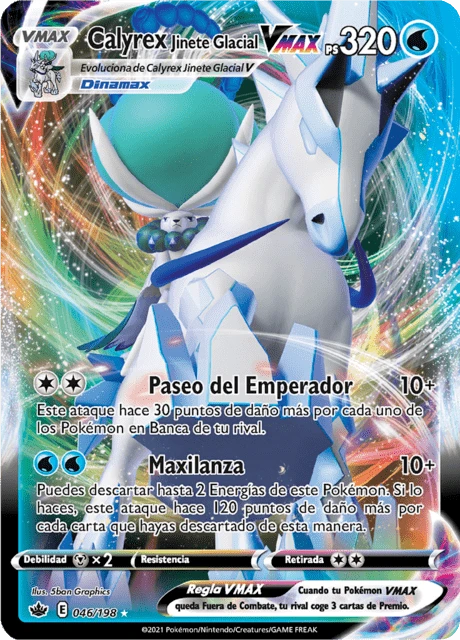 Calyrex Jinete Glacial VMAX – Holo