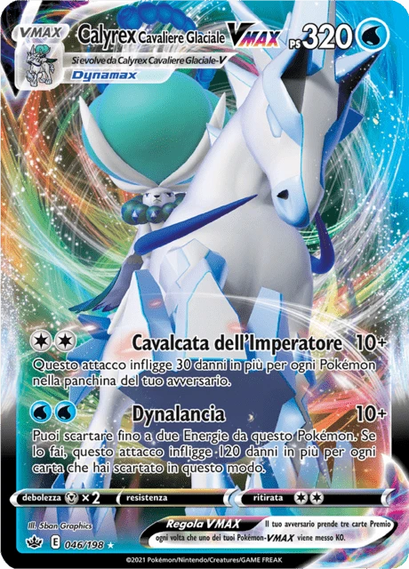 Calyrex Cavaliere Glaciale VMAX