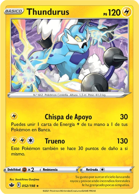 Thundurus – Reverse Holo