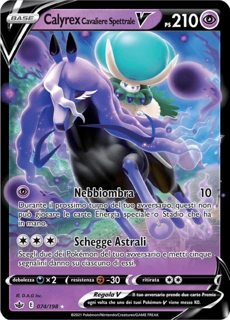 Calyrex Cavaliere Spettrale V – Holo