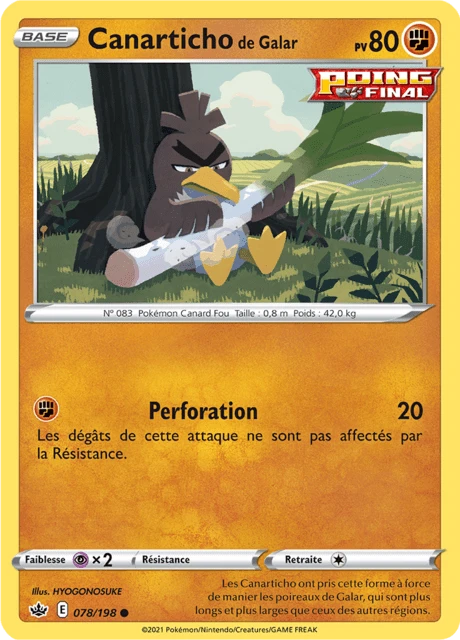 Canarticho de Galar – Normal