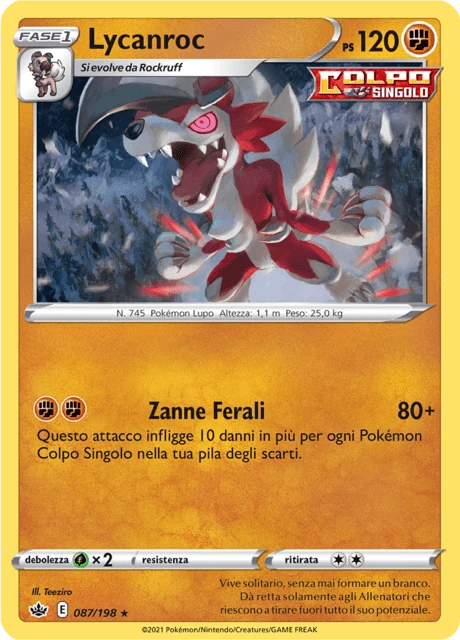 Lycanroc – Reverse Holo