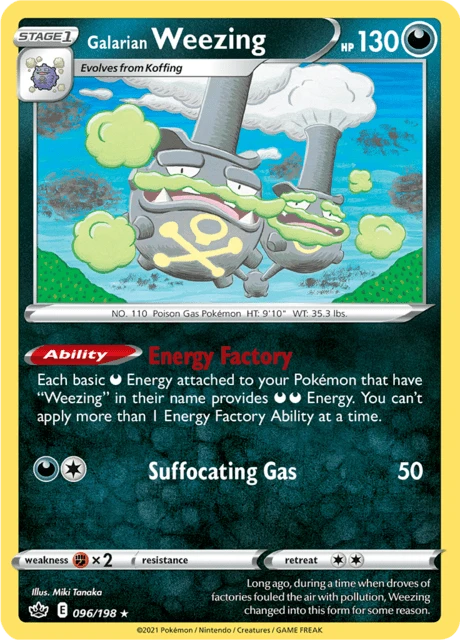 Galarian Weezing – Reverse Holo