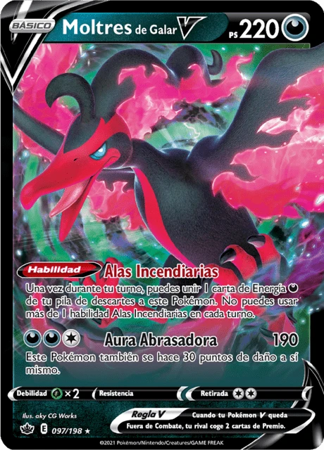 Moltres de Galar V – Holo