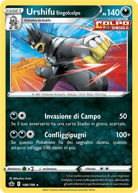 Urshifu Singolcolpo – Reverse Holo