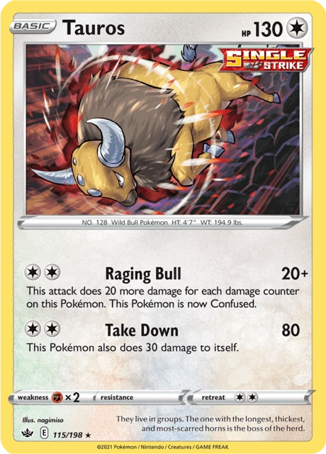 Tauros – Reverse Holo