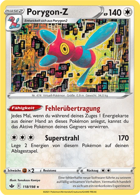 Porygon-Z – Reverse Holo