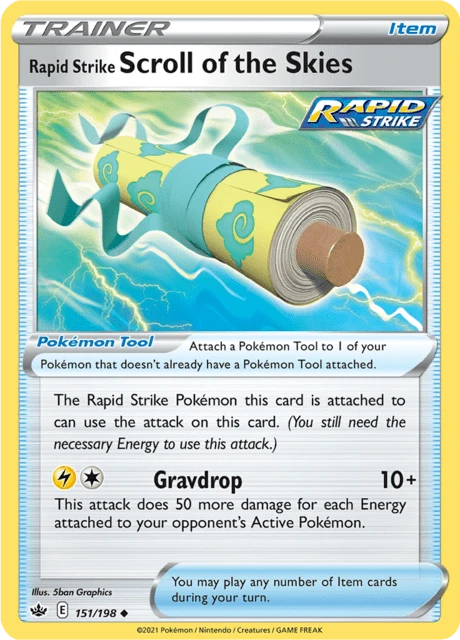 Rapid Strike Scroll of the Skies – Reverse Holo