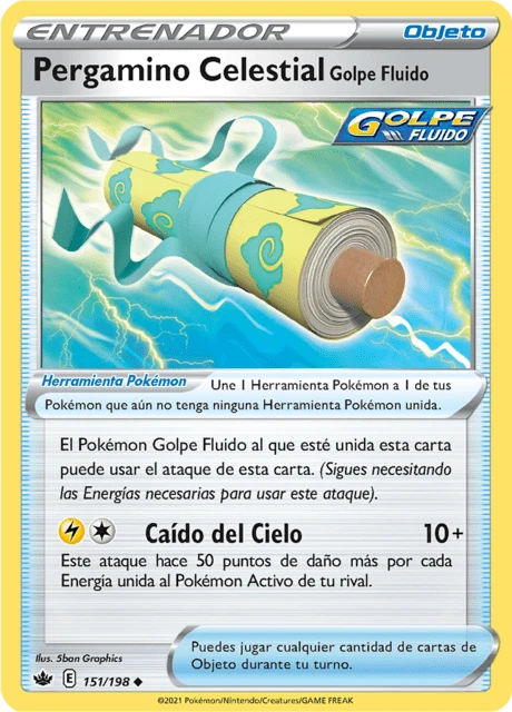 Pergamino Celestial Golpe Fluido – Normal