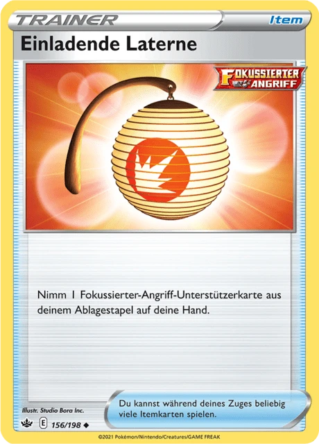 Einladende Laterne – Reverse Holo