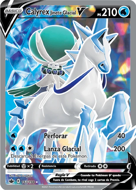 Calyrex Jinete Glacial V – Holo