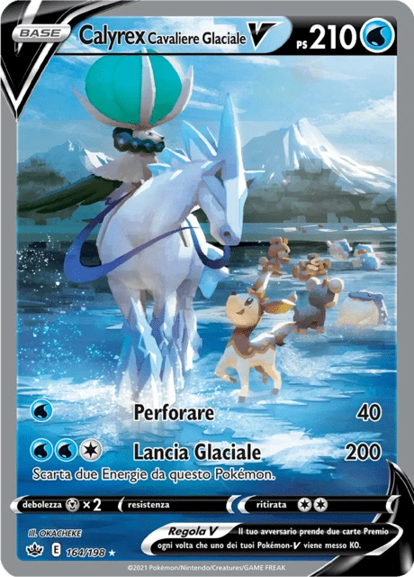 Calyrex Cavaliere Glaciale V – Holo