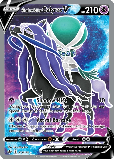 Shadow Rider Calyrex V – Holo