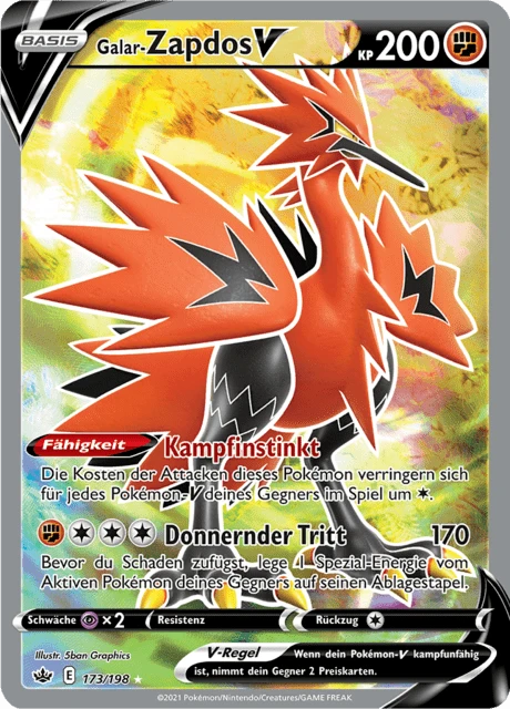 Galar-Zapdos V – Holo
