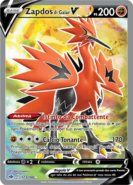 Zapdos di Galar V – Holo