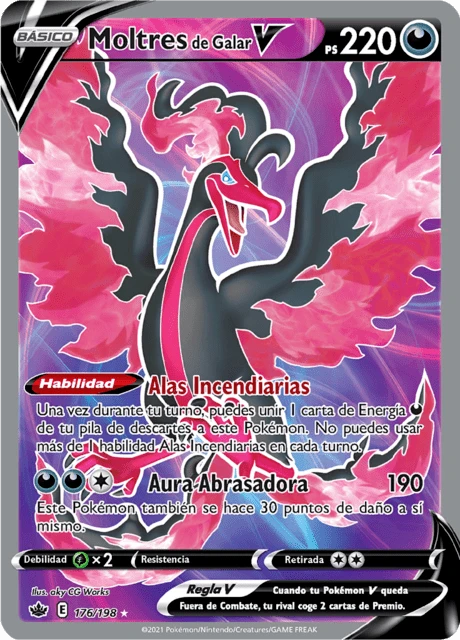 Moltres de Galar V – Holo
