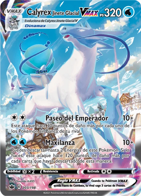 Calyrex Jinete Glacial VMAX – Holo