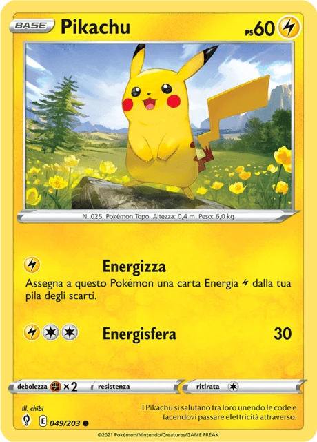 Pikachu – Reverse Holo