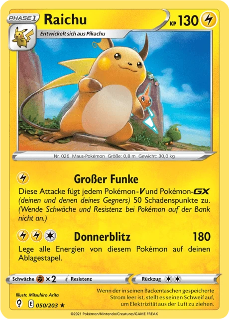 Raichu – Reverse Holo