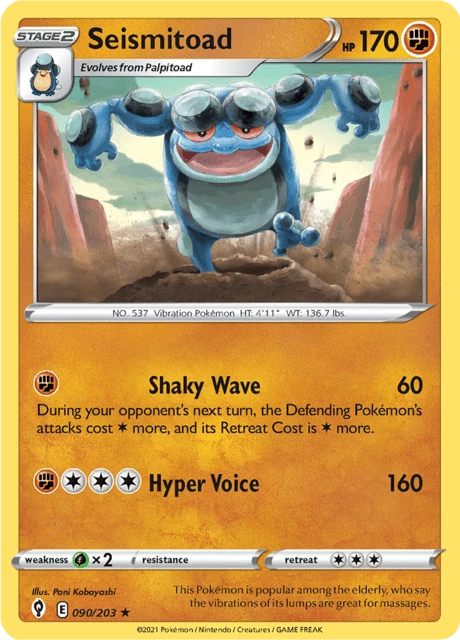 Seismitoad – Reverse Holo