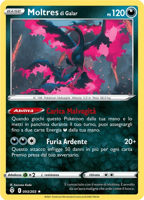 Moltres di Galar – Holo