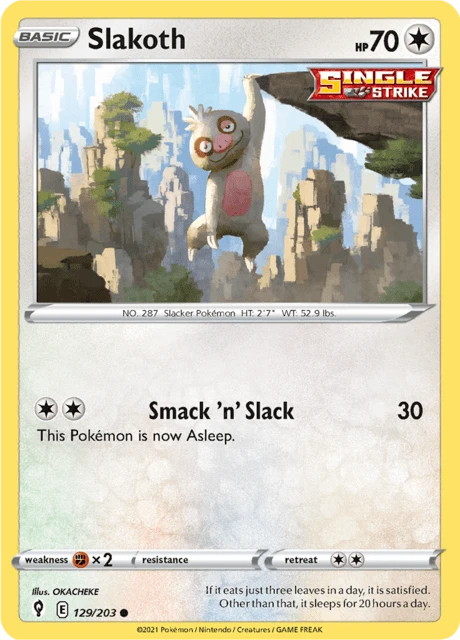 Slakoth – Reverse Holo