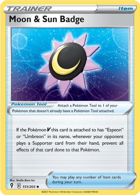 Moon & Sun Badge – Reverse Holo