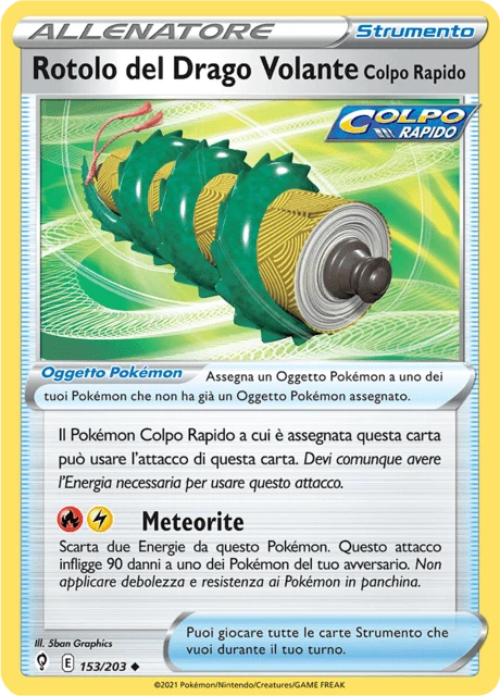 Rotolo del Drago Volante Colpo Rapido – Reverse Holo