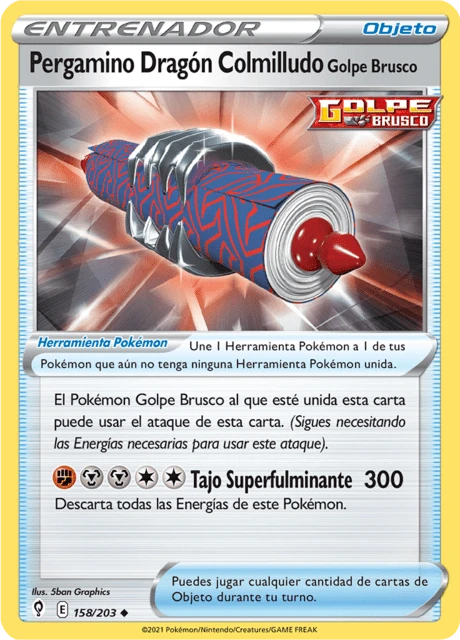 Pergamino Dragón Colmilludo Golpe Brusco – Normal