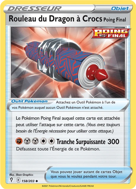 Rouleau du Dragon à Crocs Poing Final – Normal