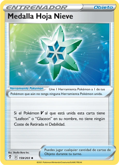 Medalla Hoja Nieve – Normal