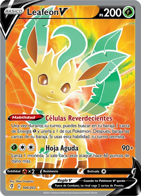 Leafeon V – Holo