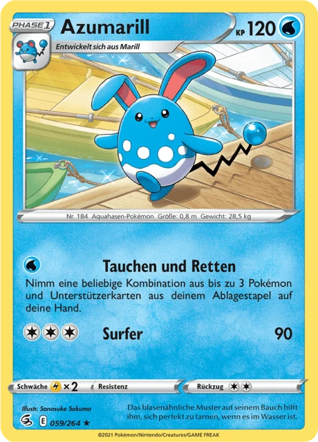 Azumarill – Reverse Holo