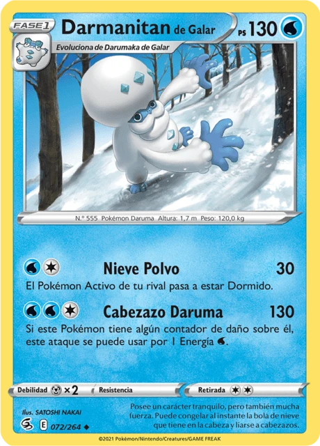 Darmanitan de Galar – Reverse Holo