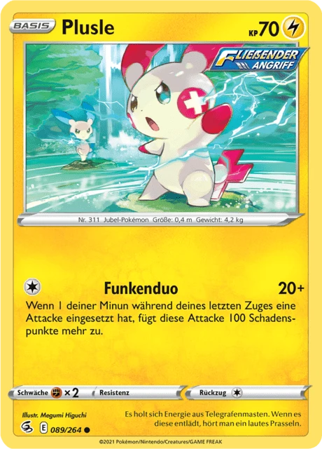 Plusle – Reverse Holo