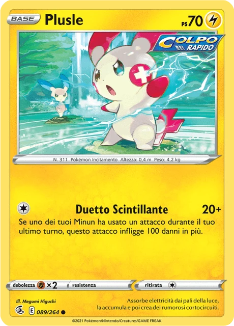 Plusle – Reverse Holo