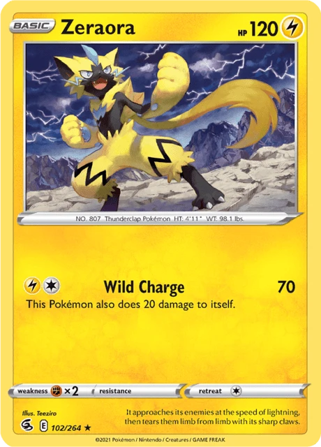Zeraora – Reverse Holo