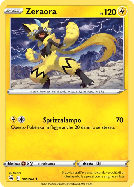 Zeraora – Reverse Holo