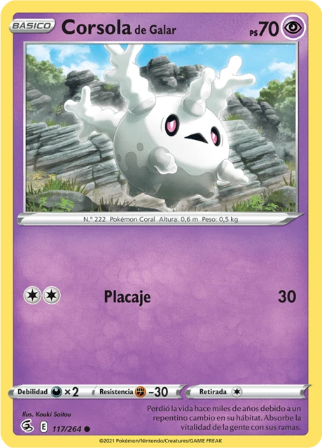 Corsola de Galar – Reverse Holo