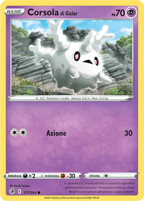 Corsola di Galar – Normal