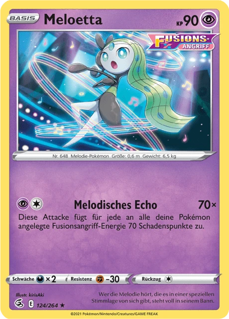 Meloetta – Reverse Holo