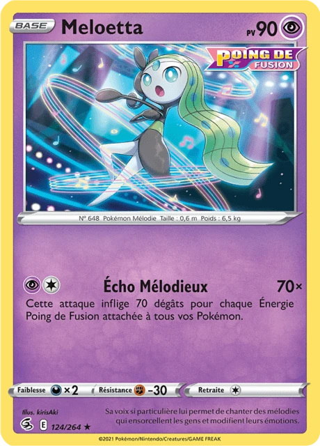 Meloetta – Reverse Holo