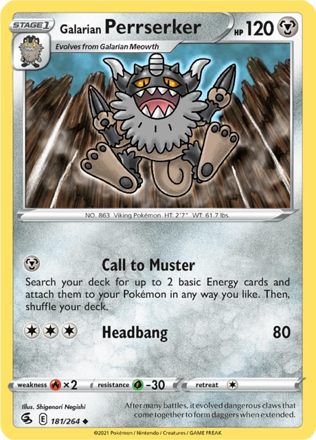 Galarian Perrserker – Normal