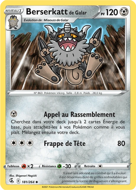Berserkatt de Galar – Normal