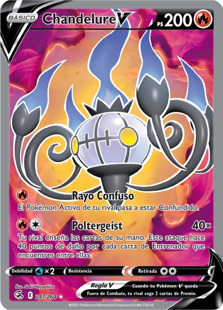 Chandelure V – Holo