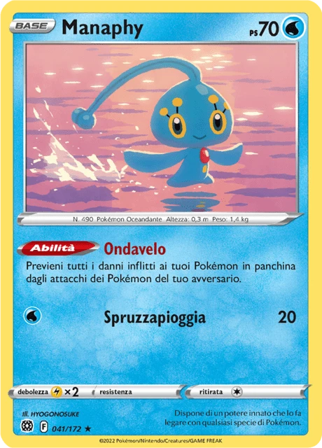 Manaphy – Reverse Holo