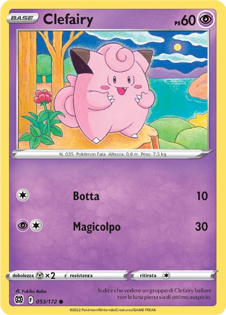 Clefairy – Reverse Holo